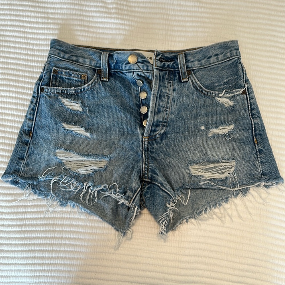 Aritzia Denim Forum denim shorts